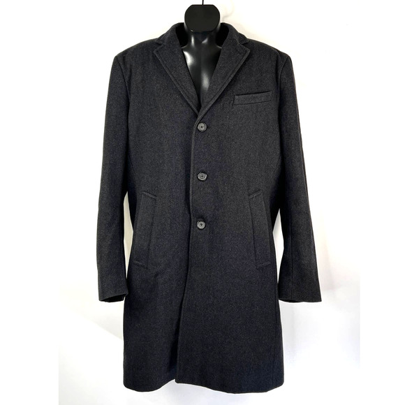 Banana Republic Other - Banana Republic Wool Blend Long Line Coat Gray Tall Heavy Winter